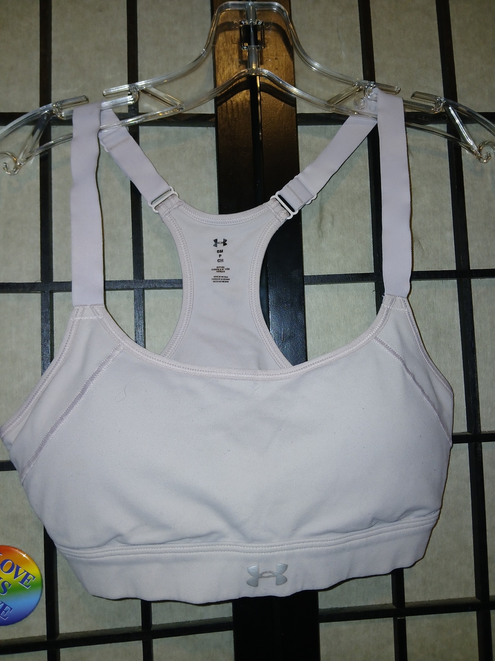 Under Armour Light Pink Sports Bra - Racerback